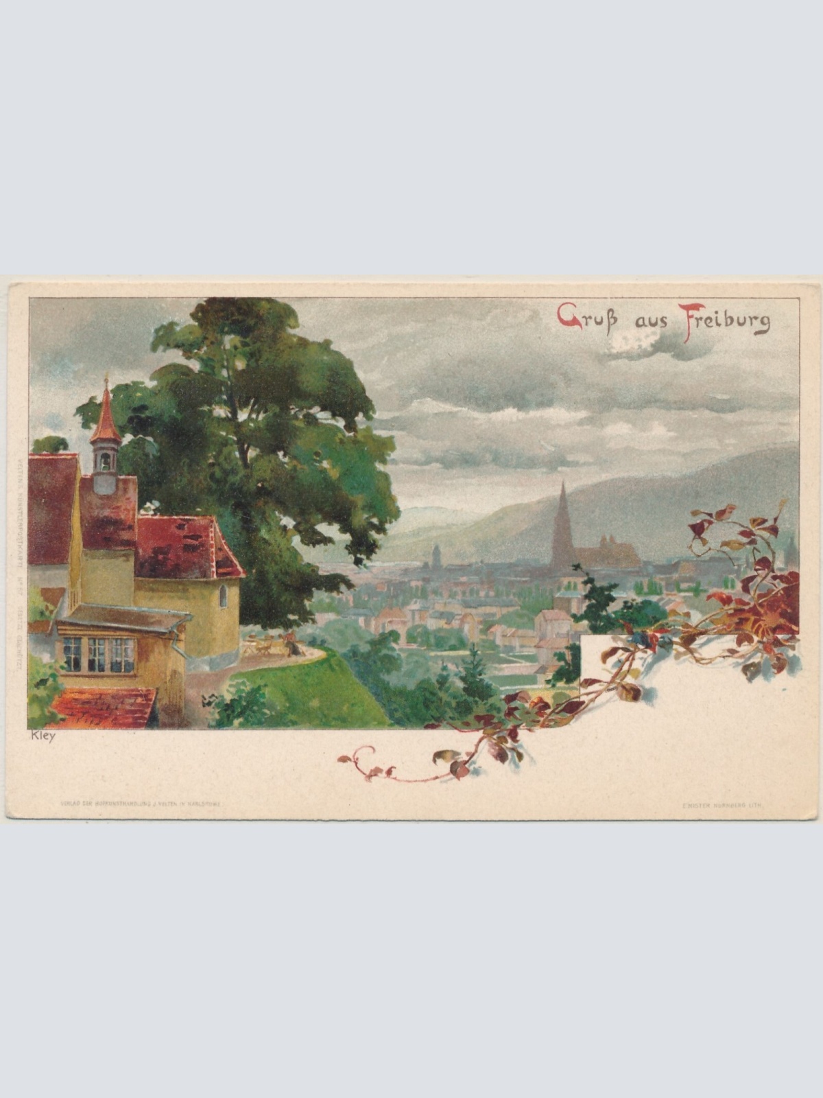 AK, Gruß aus Freiburg, Deutschland (S725)