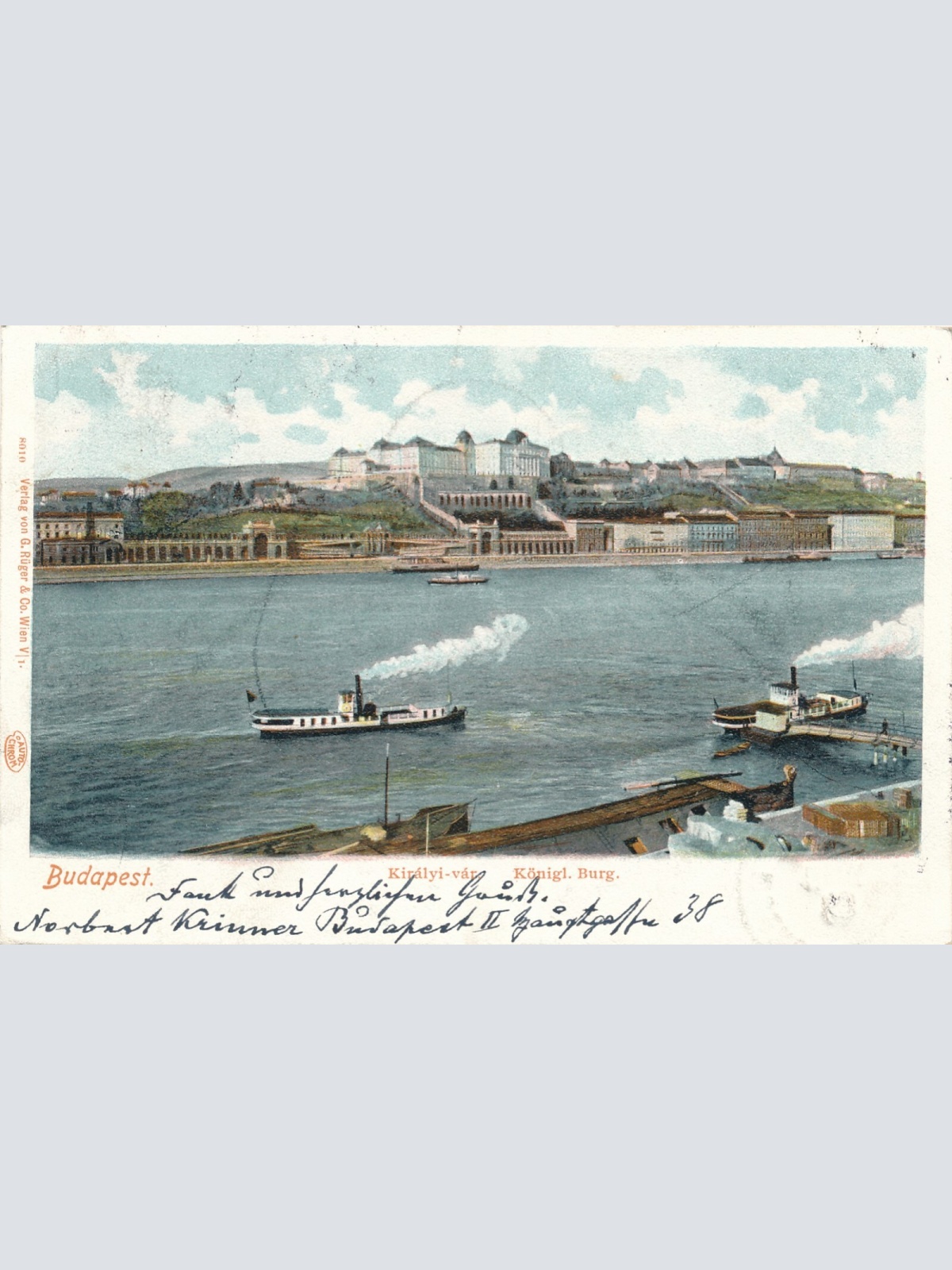 AK, Budapest, Königl. Burg, Ungarn (S684)