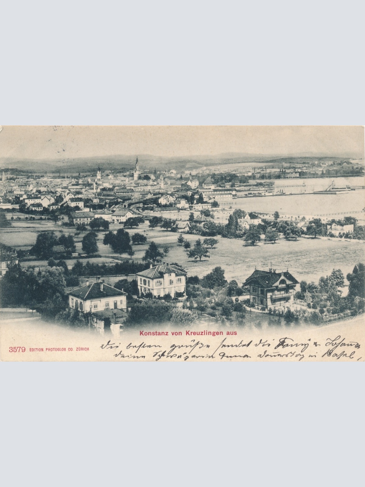 AK, Konstanz von Kreuzlingen aus, Baden-Württemberg (S685)