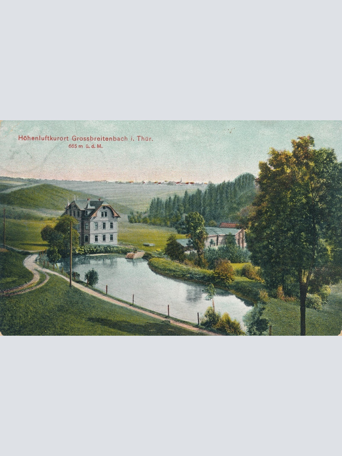 AK, Höhenluftkurort Großbreitenbach in Thüringen (S1021)