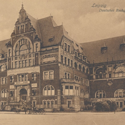 AK, Leipzig, Deutsches Buchgewerbehaus, Sachsen (S1024)