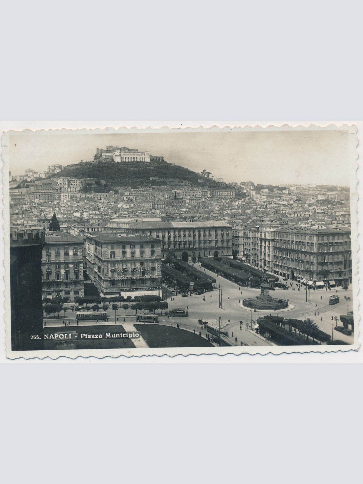 AK, Napoli - Piazza Municipio, Italien (S679)