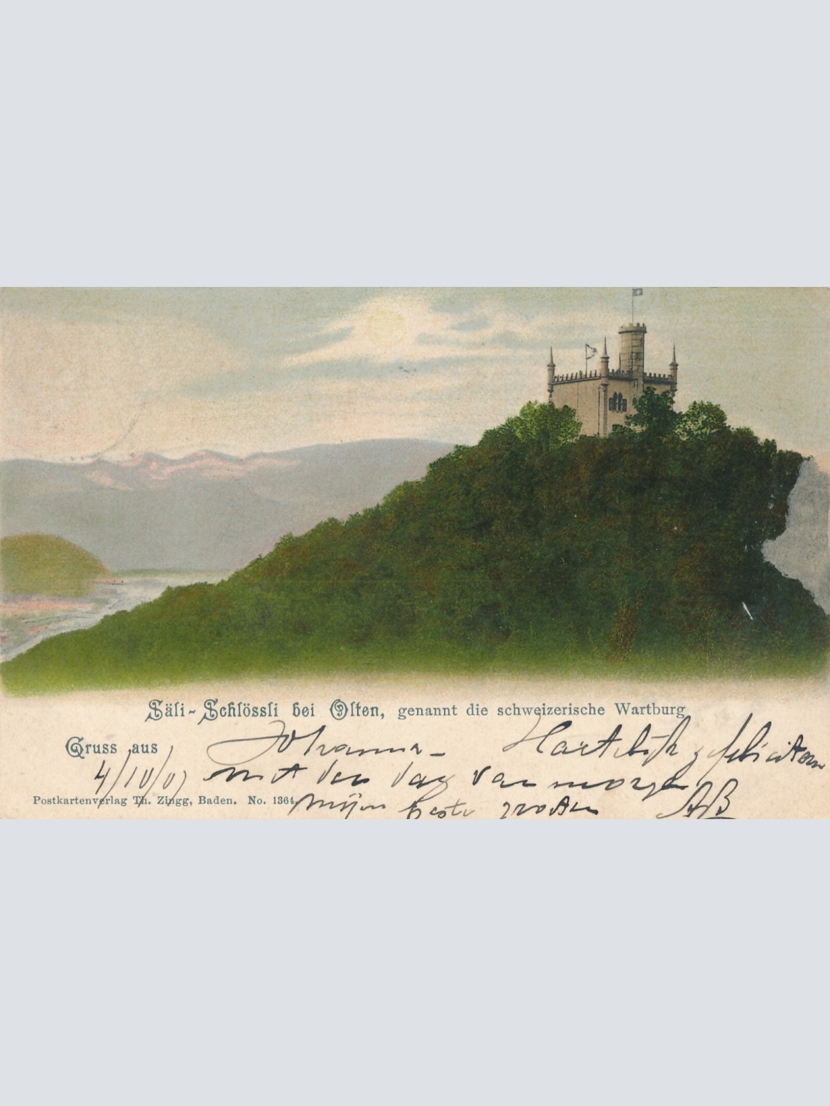 AK, Säli Schlössli bei Olten, genannt die schweizerische Wartburg (S998)