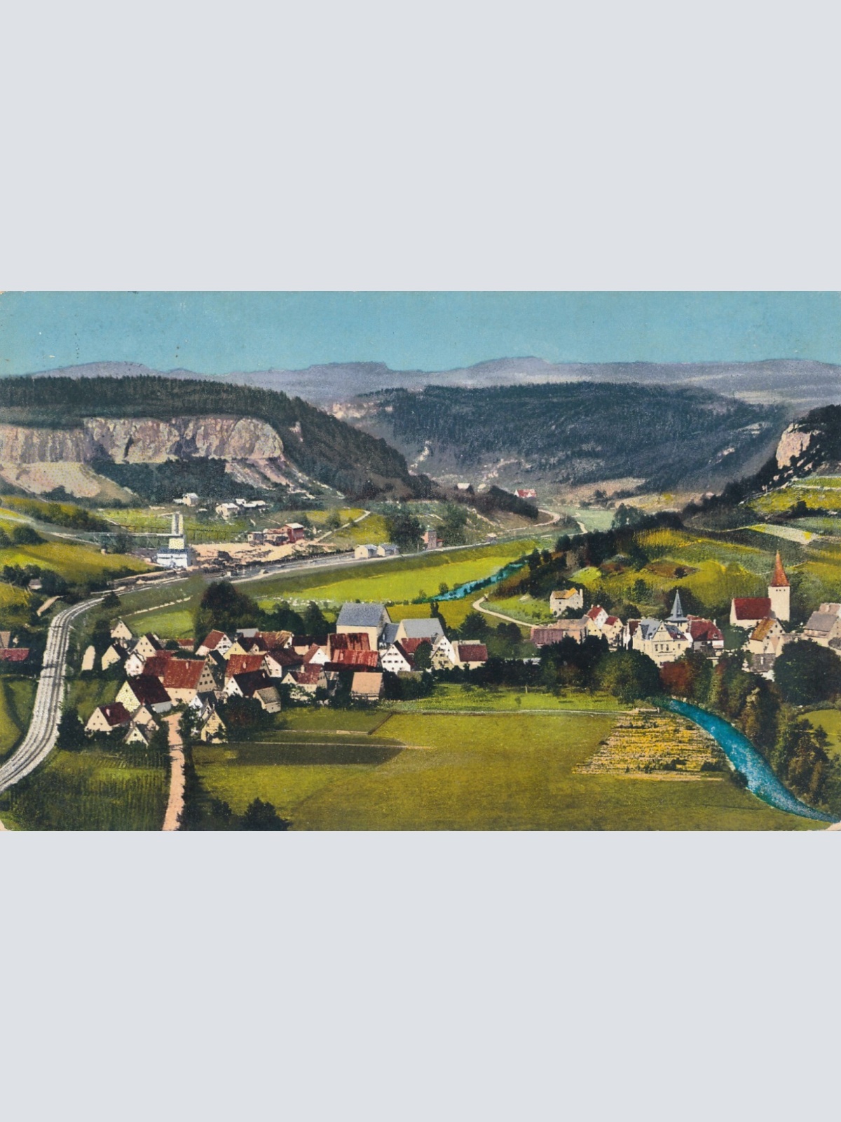 AK, Pegnitztal-Panorama, Bayern (S990)