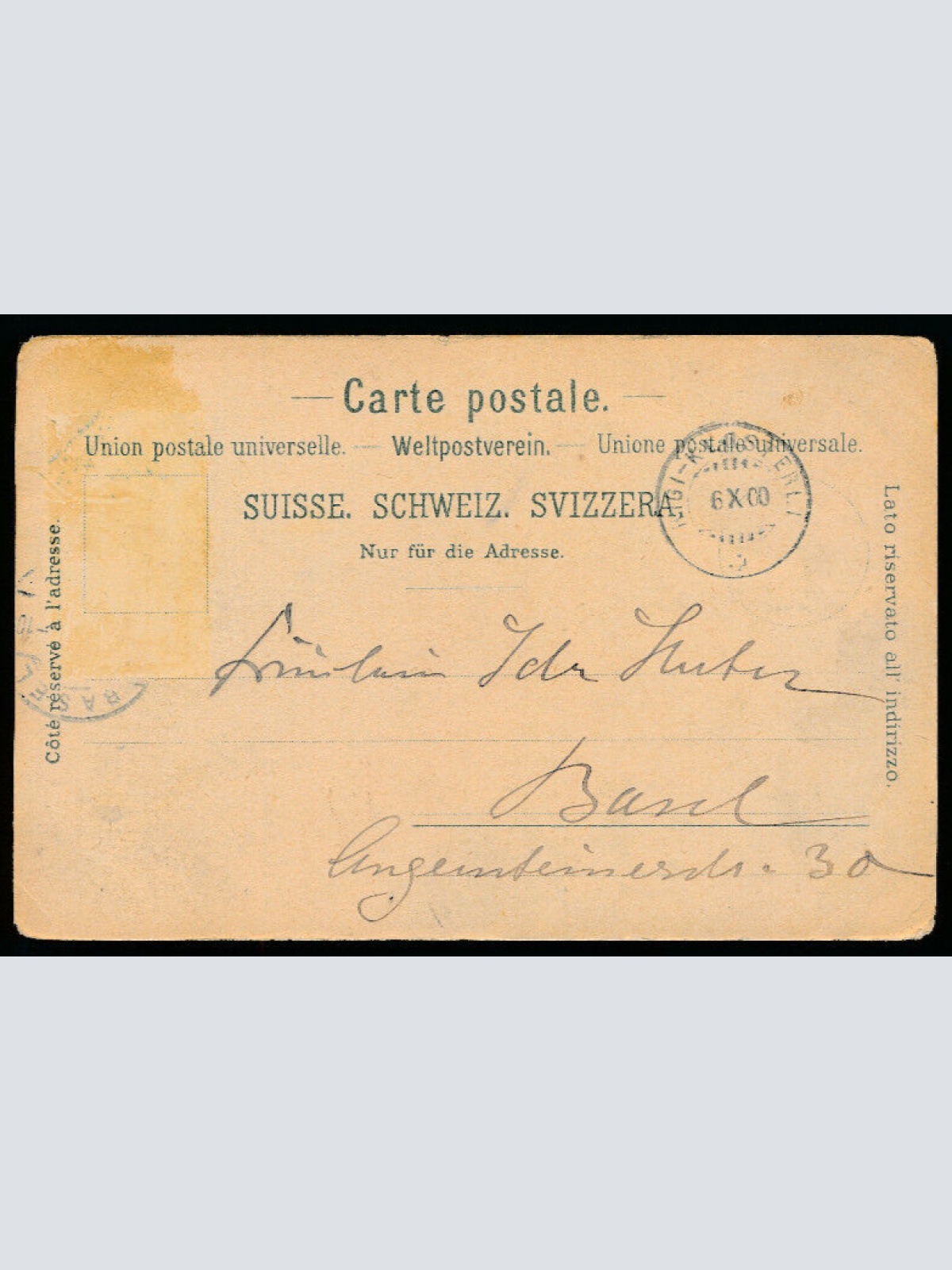 Litho - Karte gruss vom Rigi Kanton Schwyz und Luzern (4623)