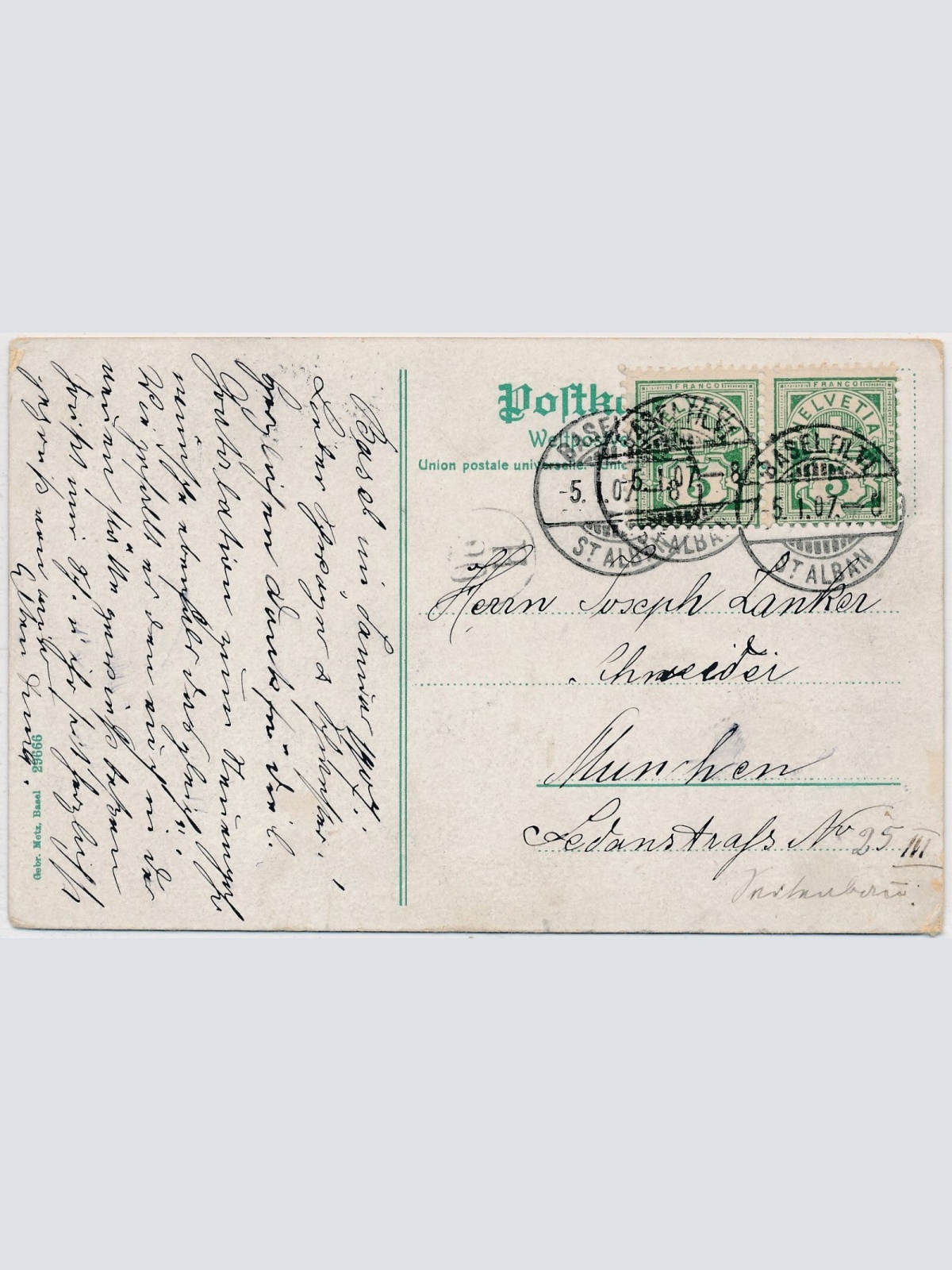 AK, Basel, Blick auf Münster u. Histor. Museum (S693)