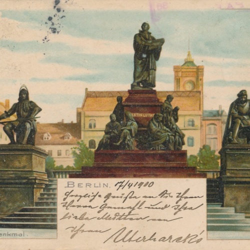 AK, Berlin, Luther-Denkmal, Deutschland  (S708)