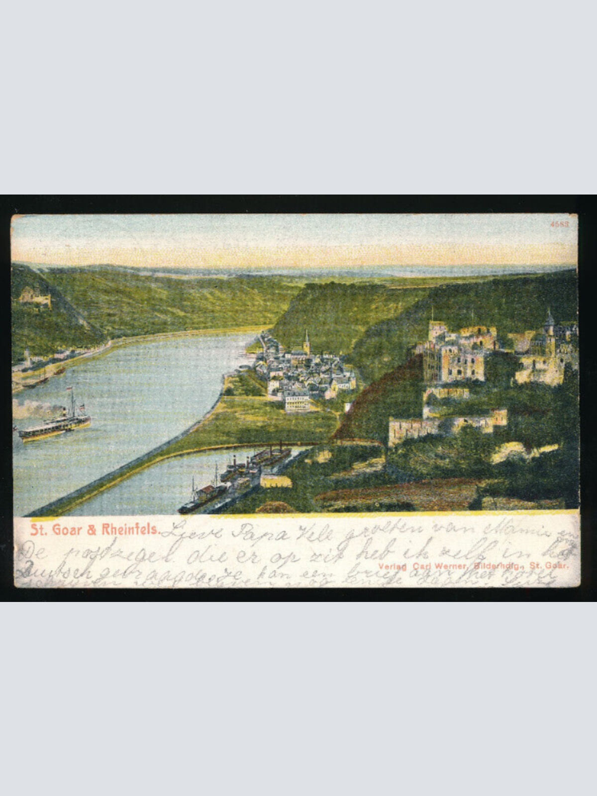 AK aus St. Goar und Rheinfels Rheinland - Pfalz (5202)