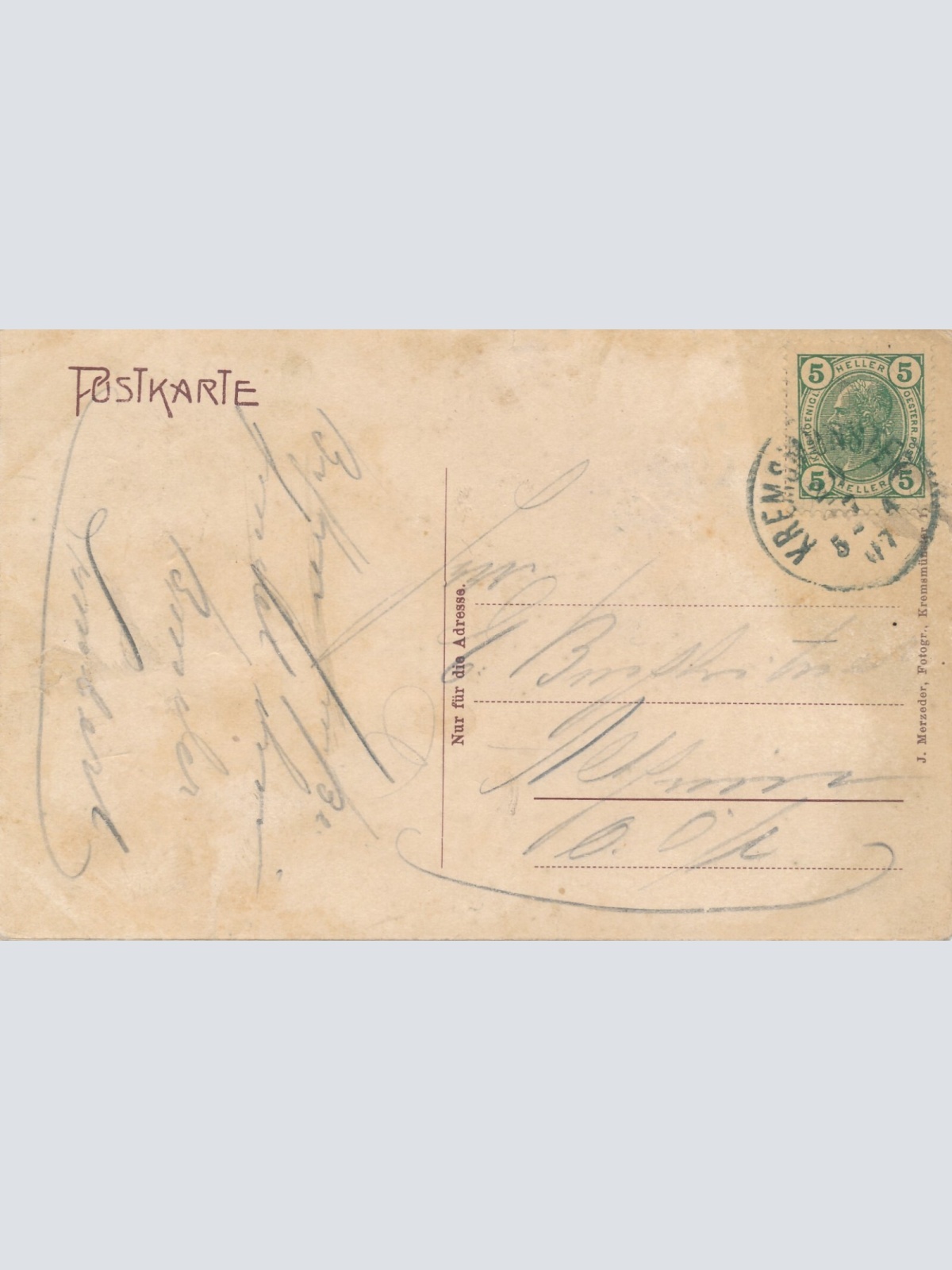 AK, Kremsmünster, Westansicht, Oberösterreich (S1068)