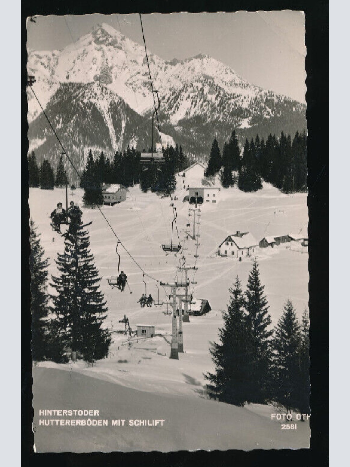 AK aus Hinterstoder , Mutterböden mit Schilift Oberösterreich (5251)