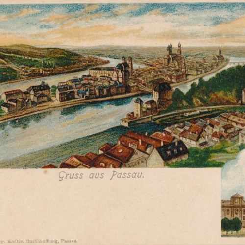 AK, Gruß aus Passau, Bayern (S707)