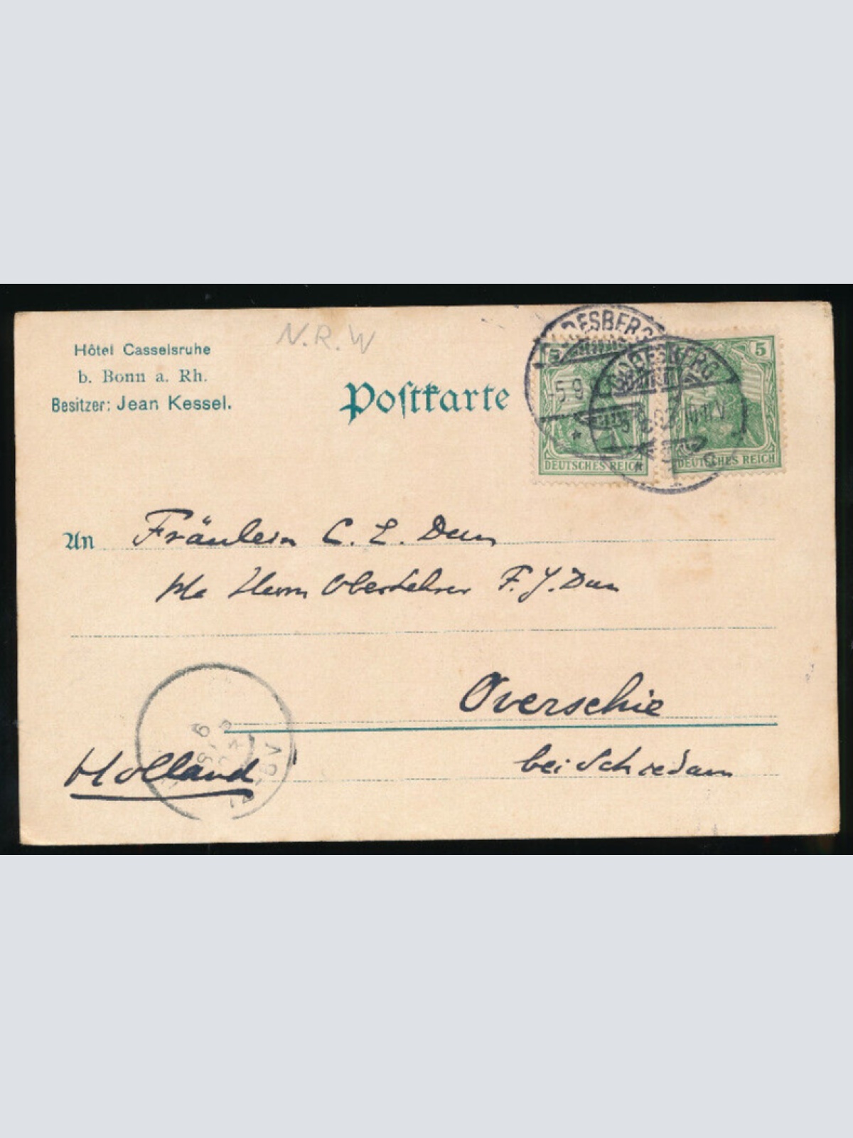 AK blick von Casselruhe Nordrhein - Westalen (4629)