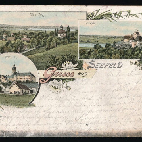 Litho - Karte gruss aus Seefeld Tirol (4625)