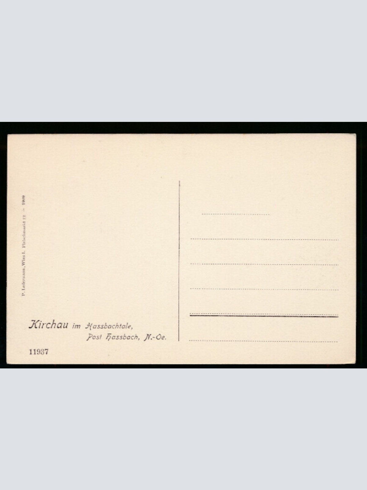 AK aus Kirchau Niederösterreich (5155)