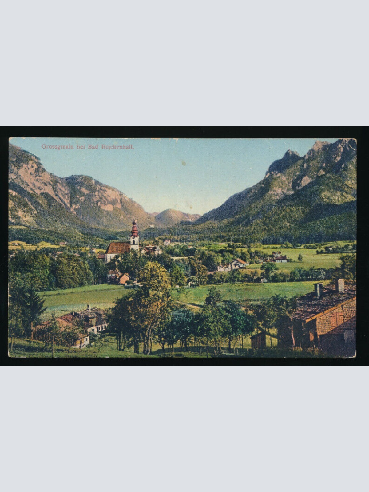 AK aus Grossgmain bei Bad Reichenhall Oberösterreich (5452)