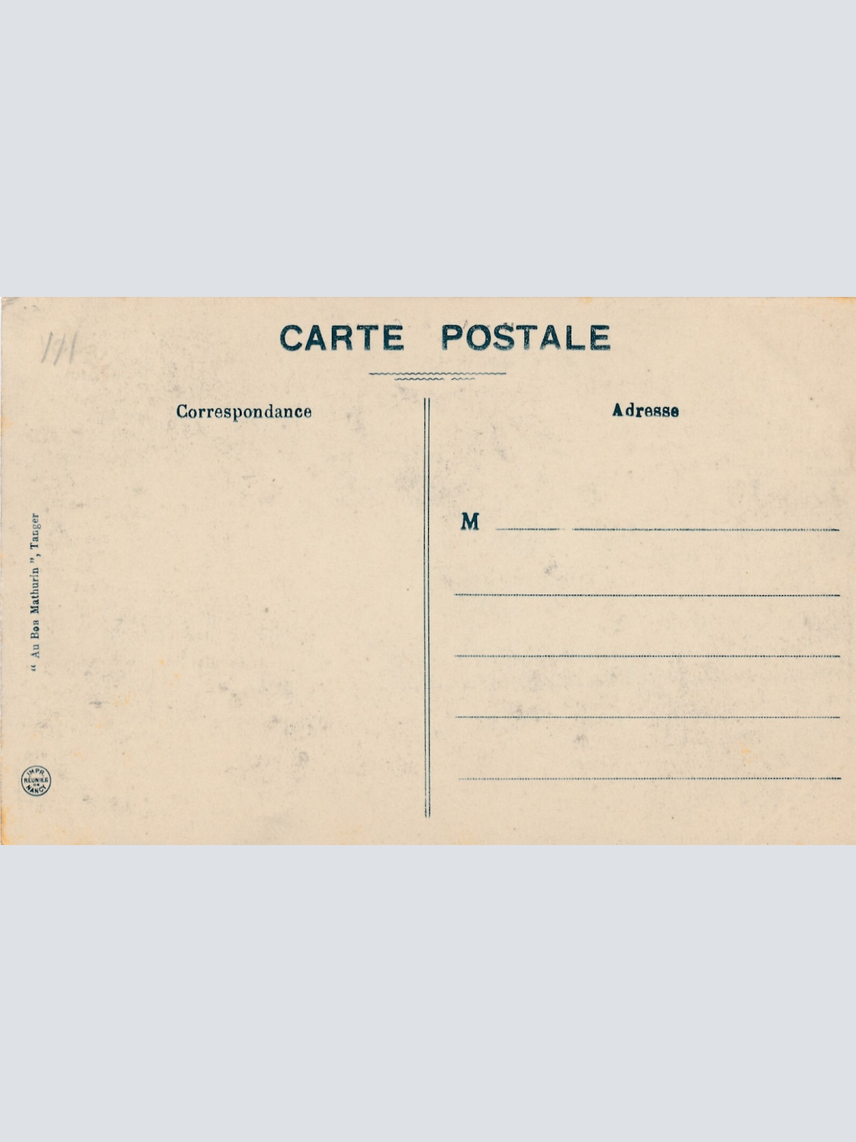 AK aus Tanger Caravane mit Kamelen Maroko (5455)