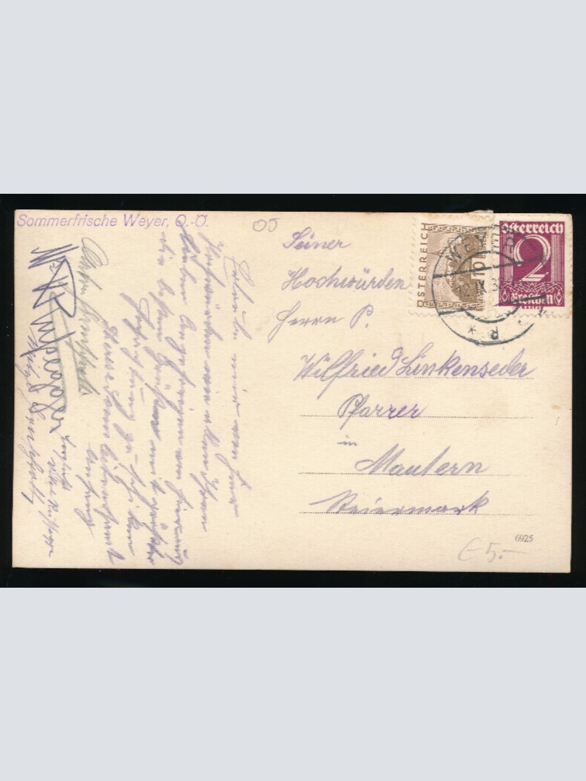 AK aus Weyer an der Enns Oberösterreich (5447)