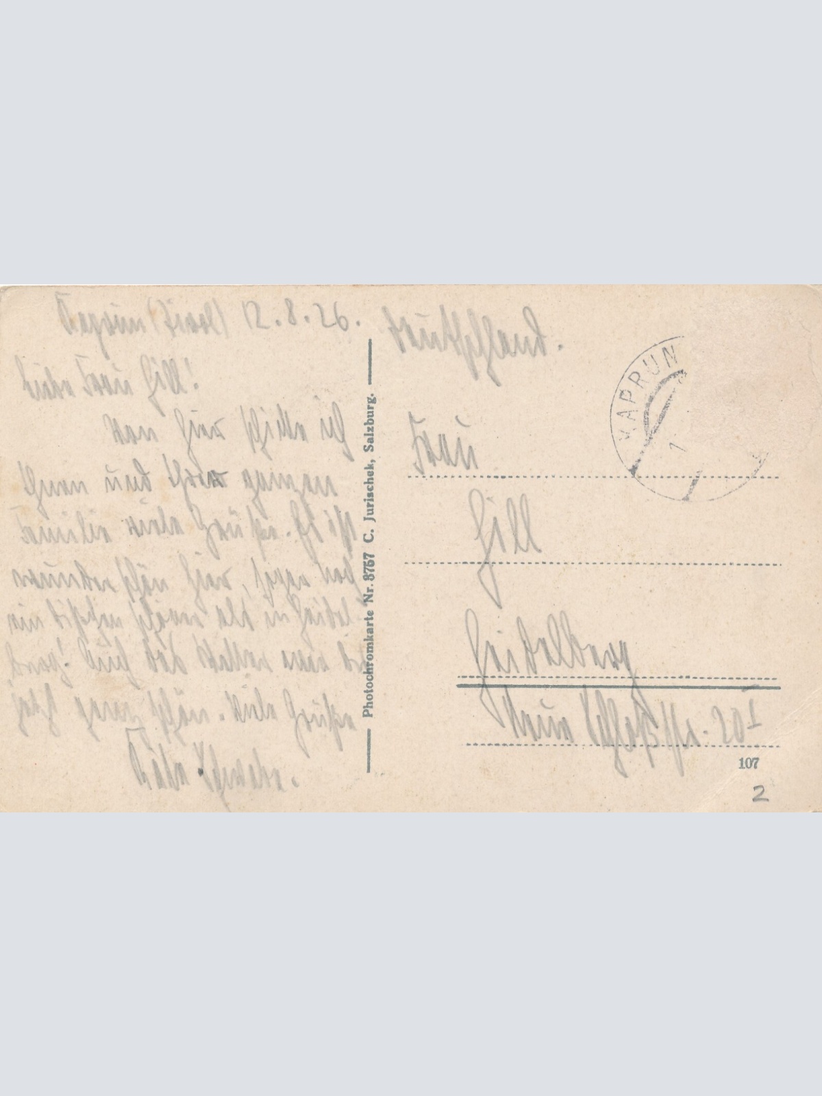 AK, Kaprun, Salzburg, Österreich (S1141)