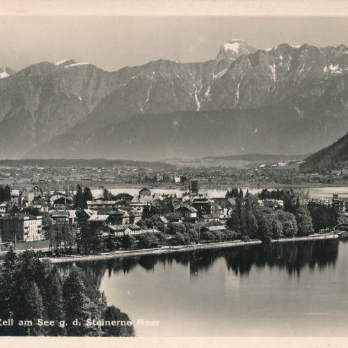 AK, Bergstadt Zell am See g. d. Steinerne Meer, Salzburg (S915)