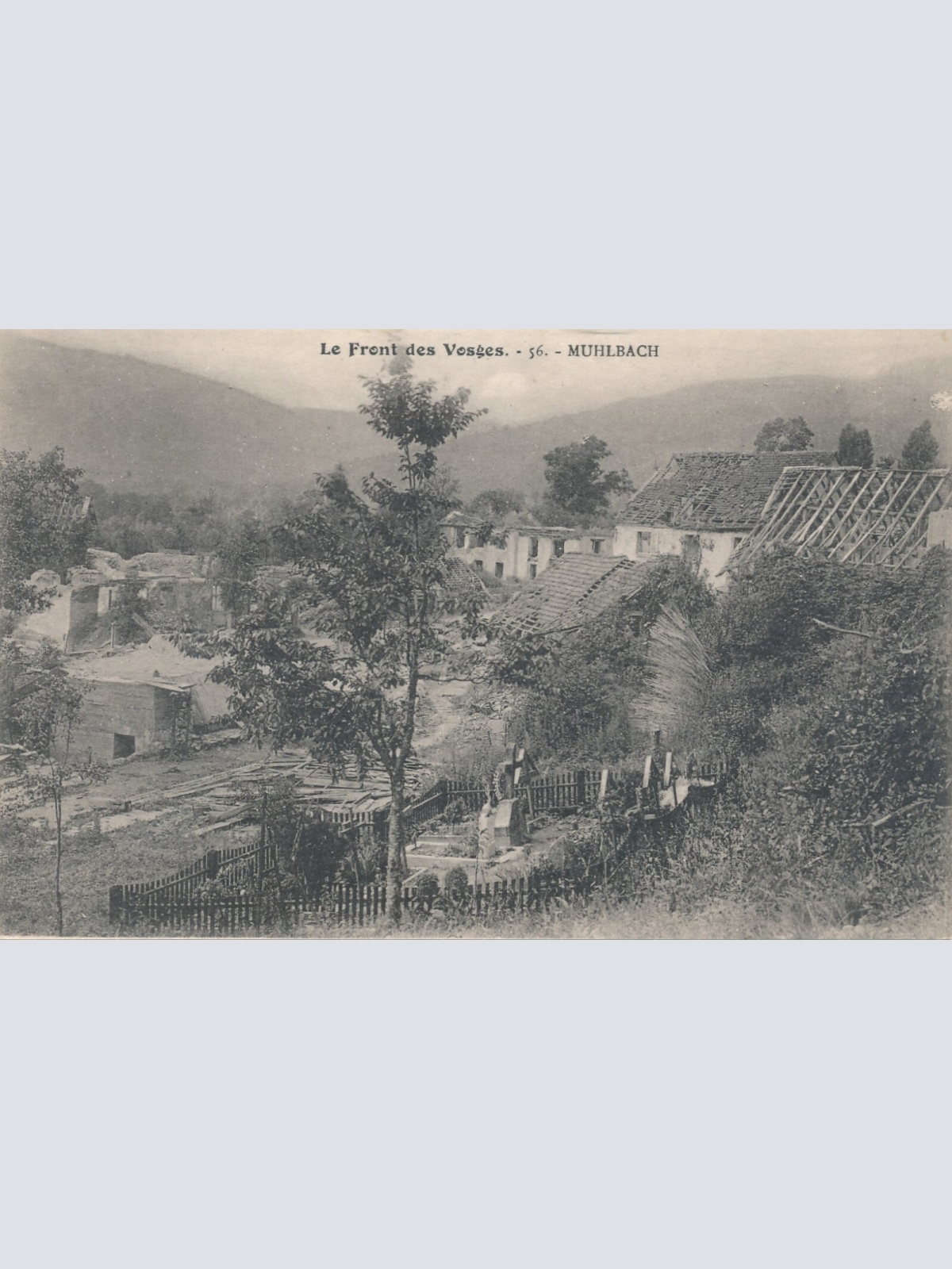 AK, Le Front des Vosges, Muhlbach, Frankreich (S918)