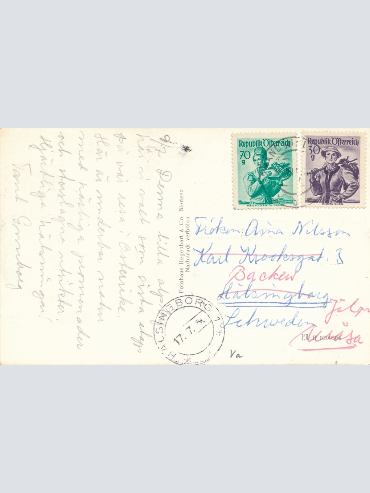 AK, Brand mit Schesaplana u. Panüler, Vorarlberg (S1163)