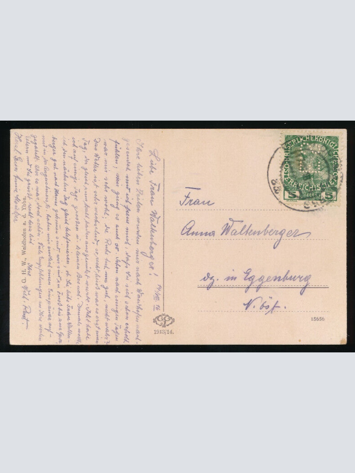 AK vom kleinen Gesäuse im Ybbstal Niederösterreich (5133)