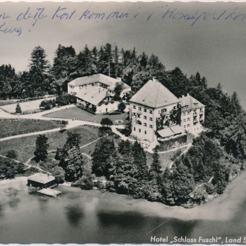 AK, Hotel Schloss Fuschl, Hof bei Salzburg, Salzburg (S1146)