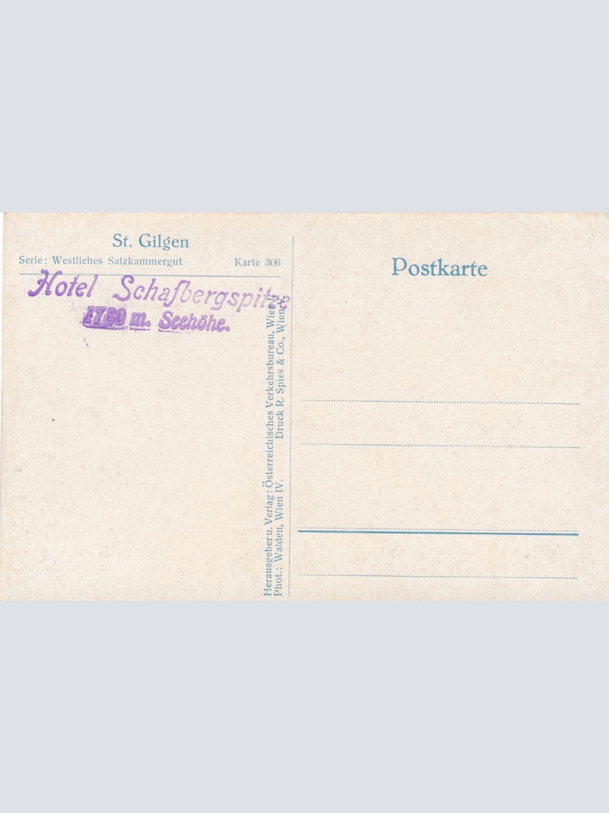 AK, Salzkammergut, St. Gilgen, Salzburg (S905)