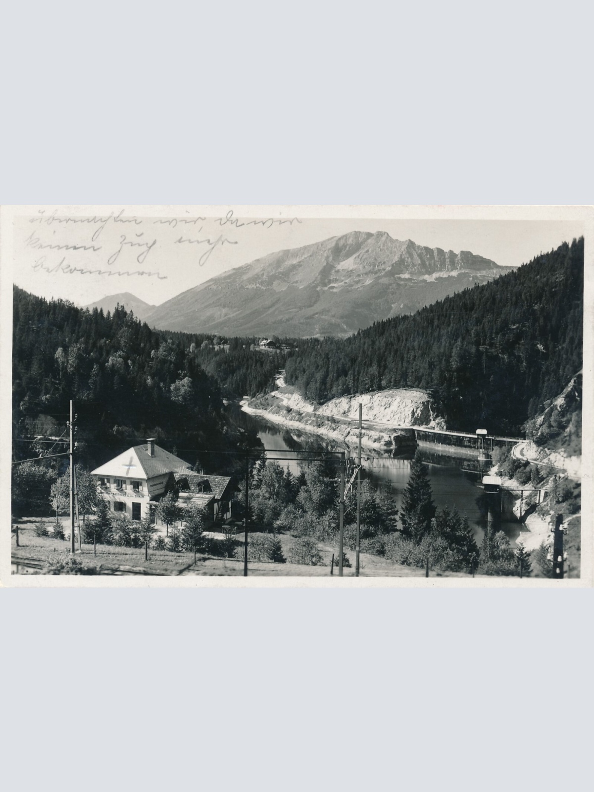 AK, Erlaufklause mit dem Ötscher, Niederösterreich (S1103)