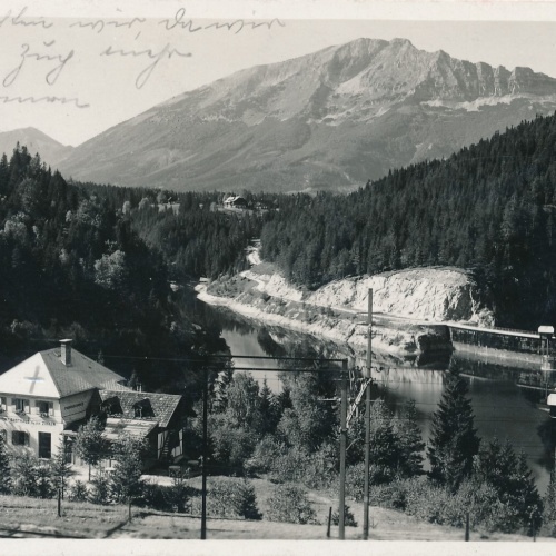 AK, Erlaufklause mit dem Ötscher, Niederösterreich (S1103)