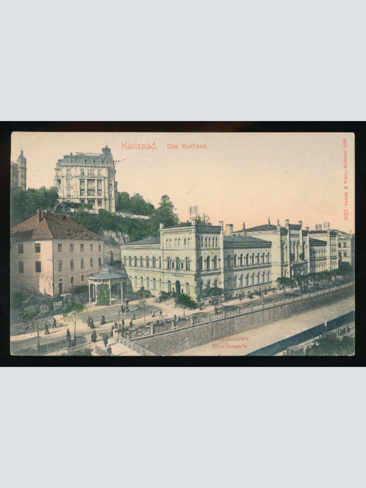 AK aus Karlsbad mit Kurhaus Tschechoslowakei (5410)