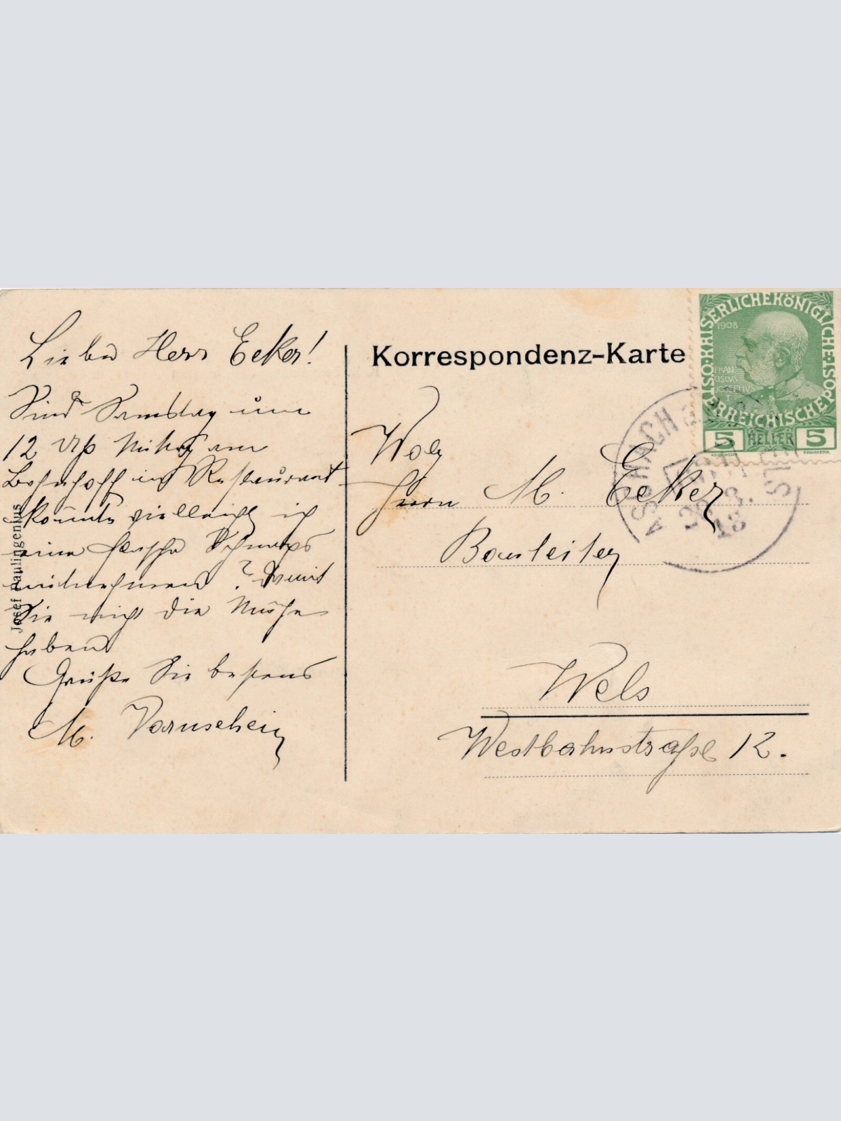 AK, Eferding, K. K. Bezirkshauptmannschaft, Oberösterreich (S934)