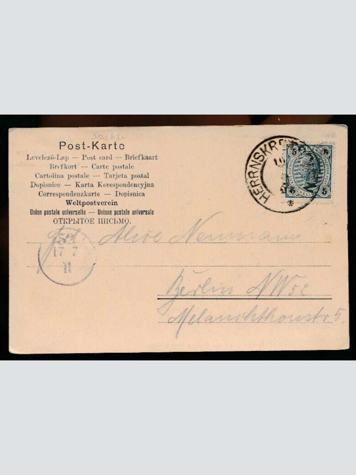 AK gruss aus der Sächs. Schweiz Sachsen (5414)