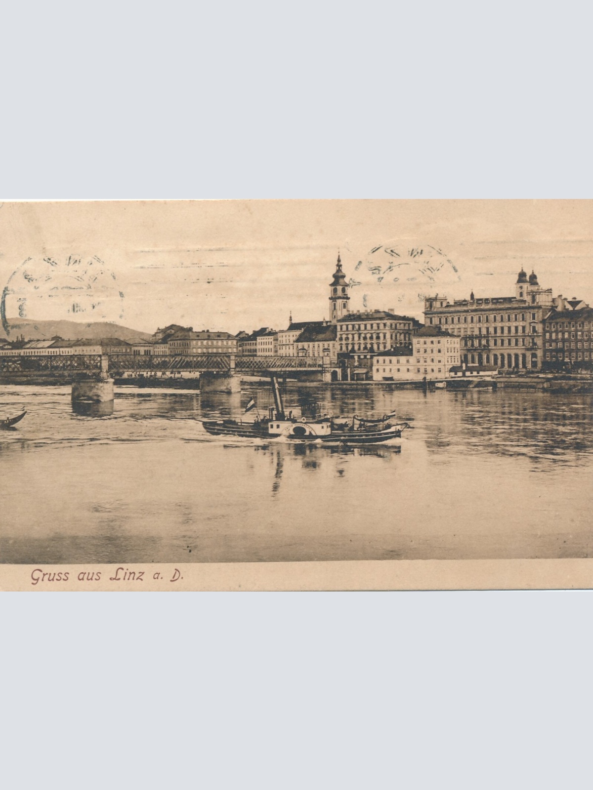 AK, Gruß aus Linz an der Donau, Oberösterreich (S1134)