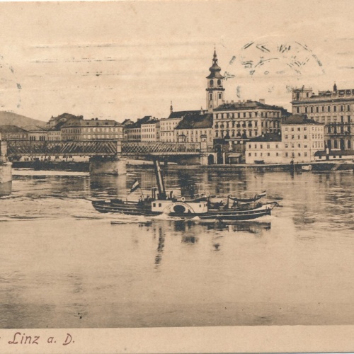 AK, Gruß aus Linz an der Donau, Oberösterreich (S1134)