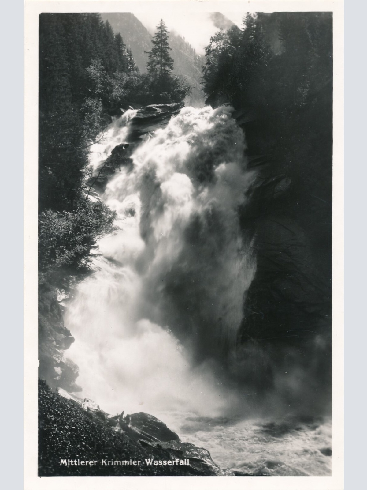 AK, Mittlerer Krimmler Wasserfall, Salzburg (S1204)