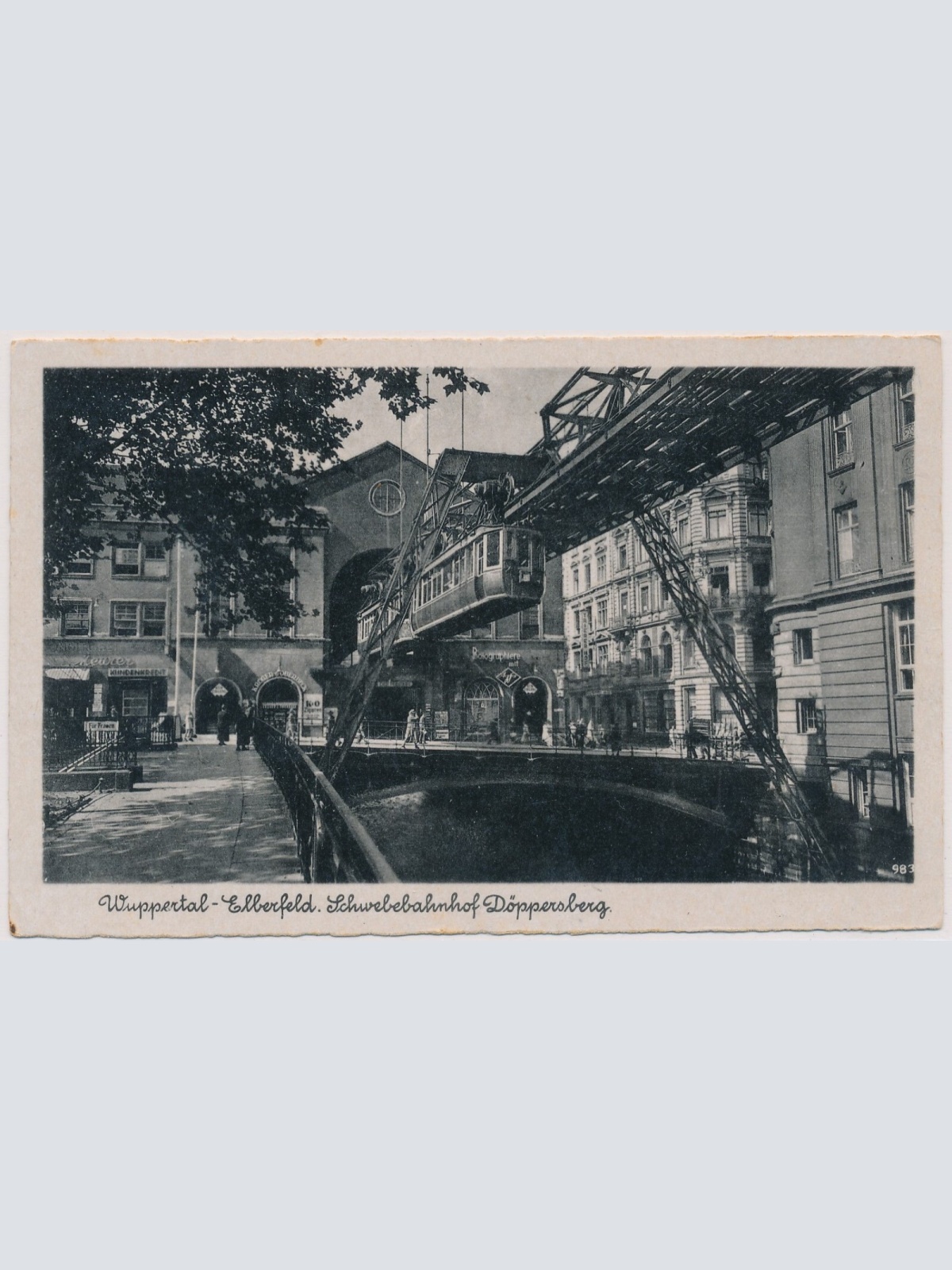 AK, Wuppertal - Elberfeld, Schwebebahnhof Döppersberg  (S1245)