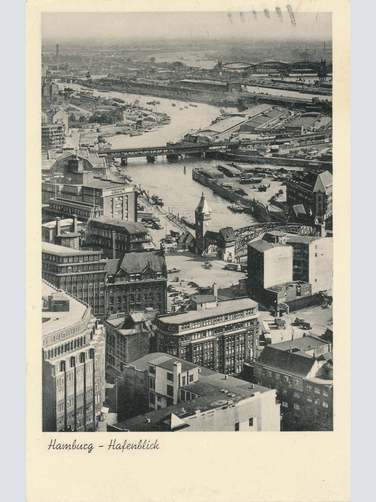 AK, Hamburg, Hafenblick (S1237)