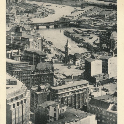 AK, Hamburg, Hafenblick (S1237)