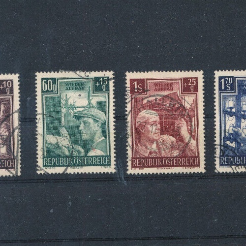 Wienderaufbau II ANK 977 - 980 gestempelt (5514)