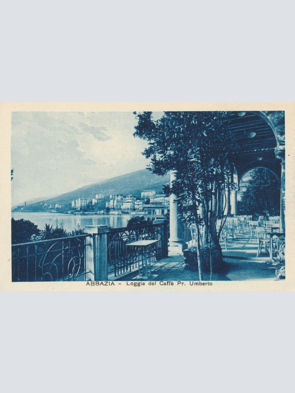 AK, Abbazia - Loggia del Caffe Pr. Umberto, Kroatien (S1185)