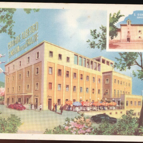 AK aus Grande Albergo mit Ristaurante S. Maria Delle Grazie Italien (5513)