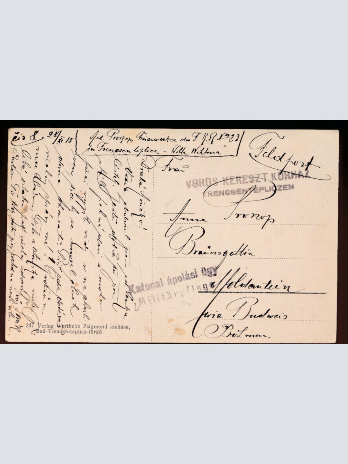AK aus Bad Trencsenteplicz - fürdo Ungarn (5511)