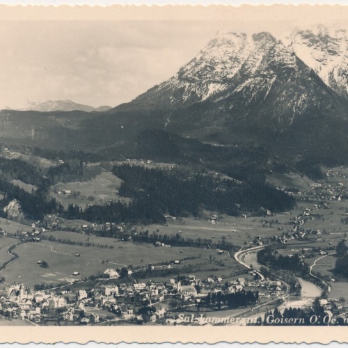 AK, Salzkammergut, Goisern mit Saarstein, Oberösterreich (S1089)
