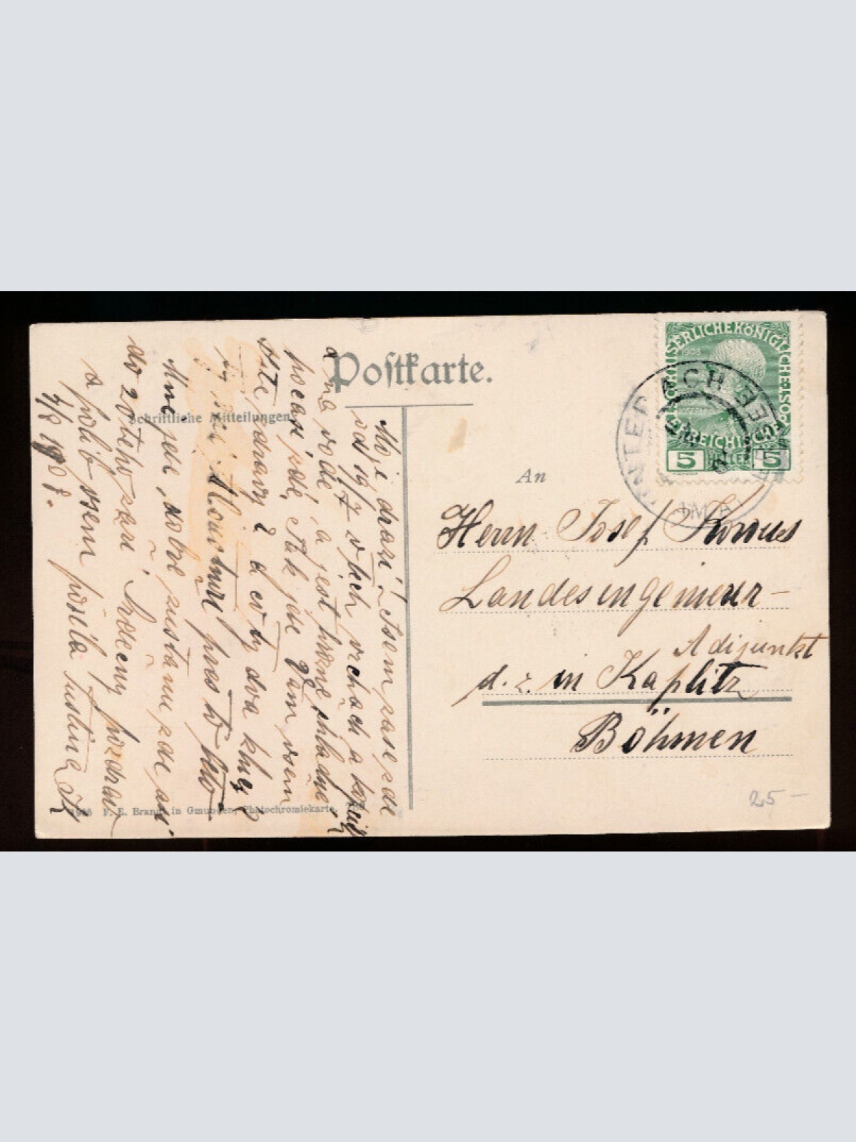 AK aus Unterach am Attersee Oberösterreich (5260)