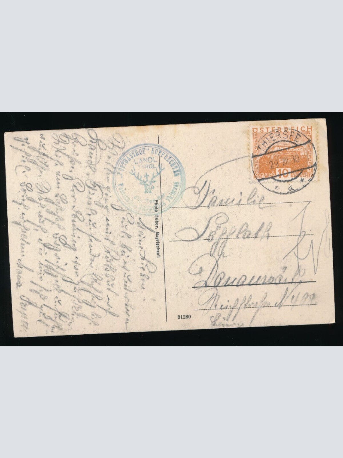 AK aus Landl mit Sonnwendjoch Tirol (5357)