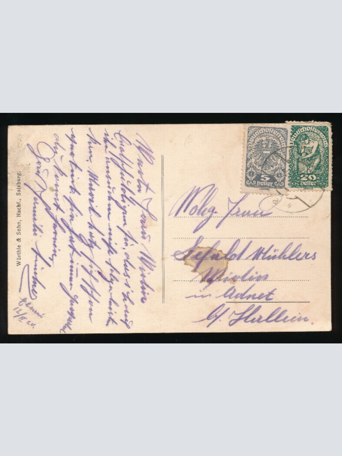 AK aus Ebenau Salzburg (5302)