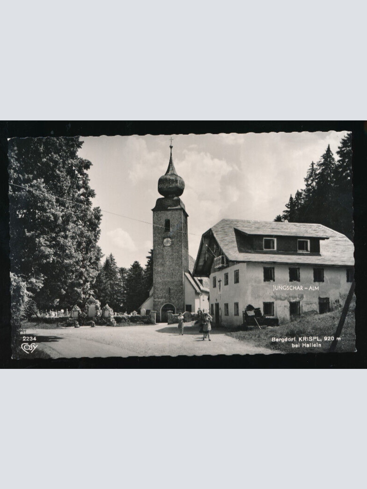 AK vom Bergdorf Krispl bei Hallein Salzburg (5300)