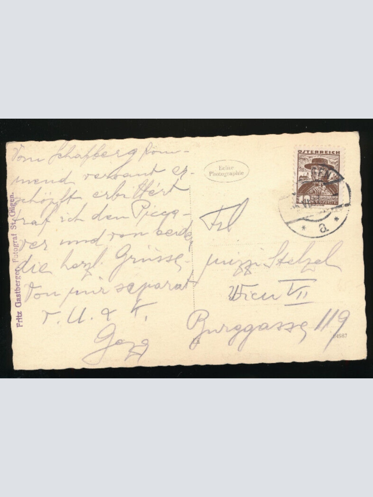 AK aus St.Gilgen Salzburg (5297)