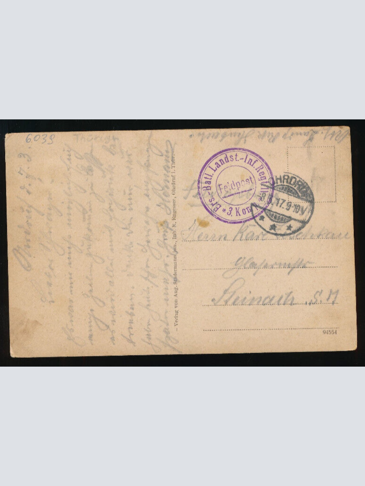 AK vom Truppenübungslager Ohrdruf Thüringen (5065)